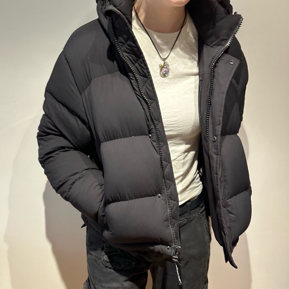 TNA super puff jacket cropped shorty